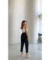 STRAIGHT- LEG TAILORED TROUSERS