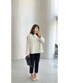 STRAIGHT- LEG TAILORED TROUSERS