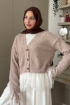 Lace Detail Knit Cardigan