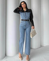 Denim jumpsuit جمبسوت جينز - Sateen style