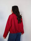 High Neck Plaid Bomber Jacket