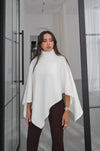 Turtleneck Poncho Sweater