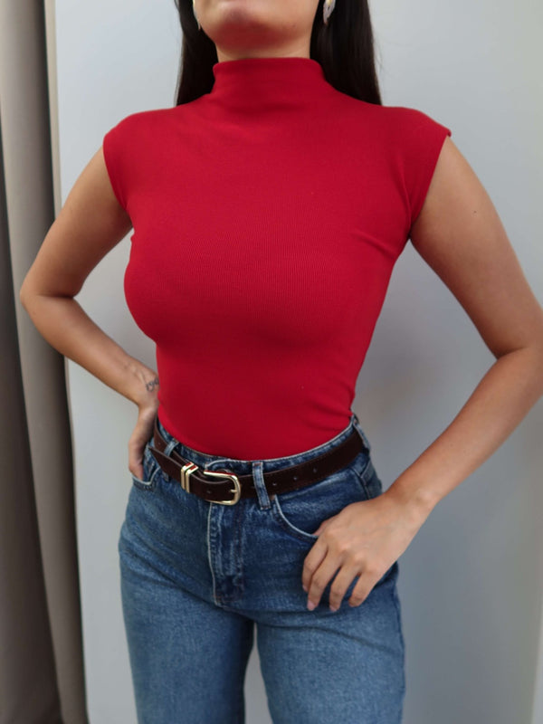 BASIC HIGH NECK TOP