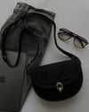 Glemix Handbag / Black - Sateen style