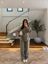 BELTED TAILORED SET