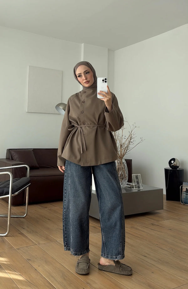 MINIMAL BUTTON JACKET