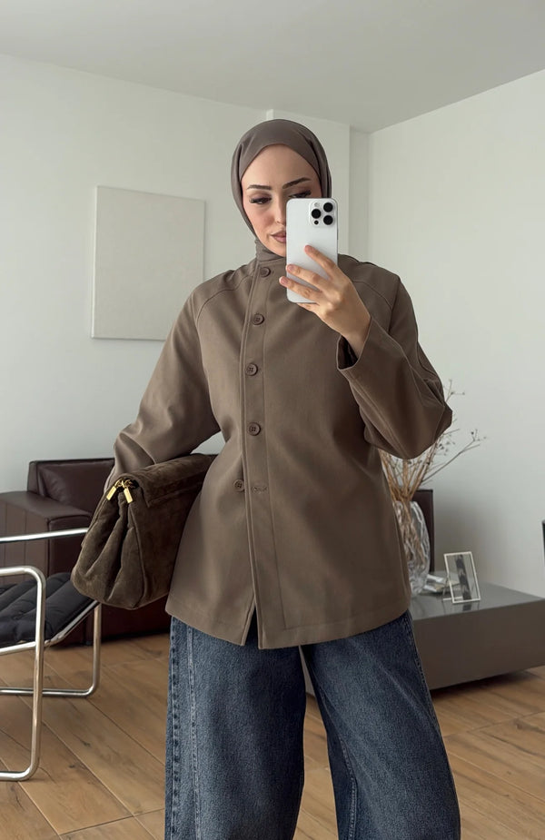 MINIMAL BUTTON JACKET