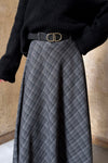 Plaid Maxi Skirt