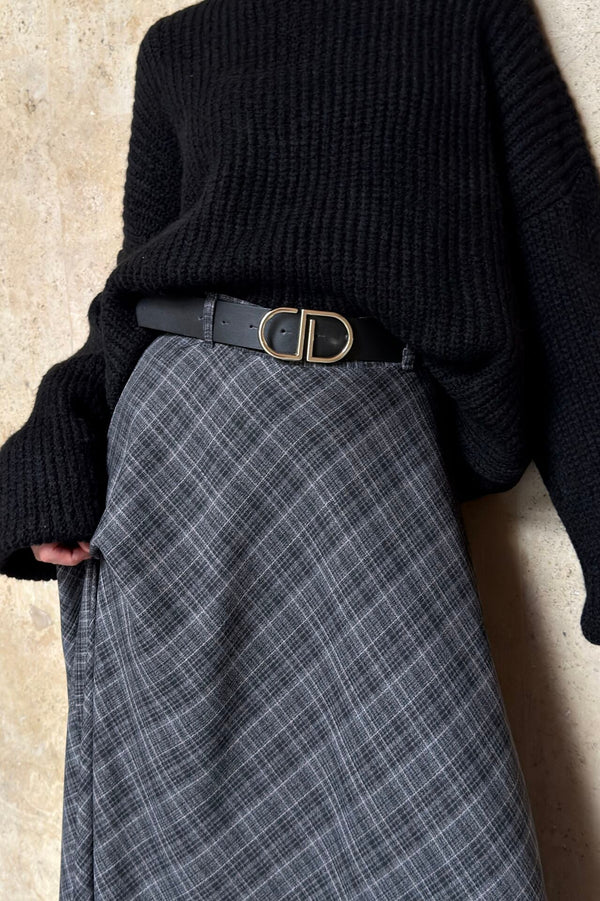 Plaid Maxi Skirt