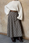 Plaid Maxi Skirt