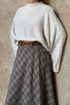 Plaid Maxi Skirt