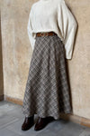 Plaid Maxi Skirt