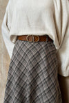 Plaid Maxi Skirt