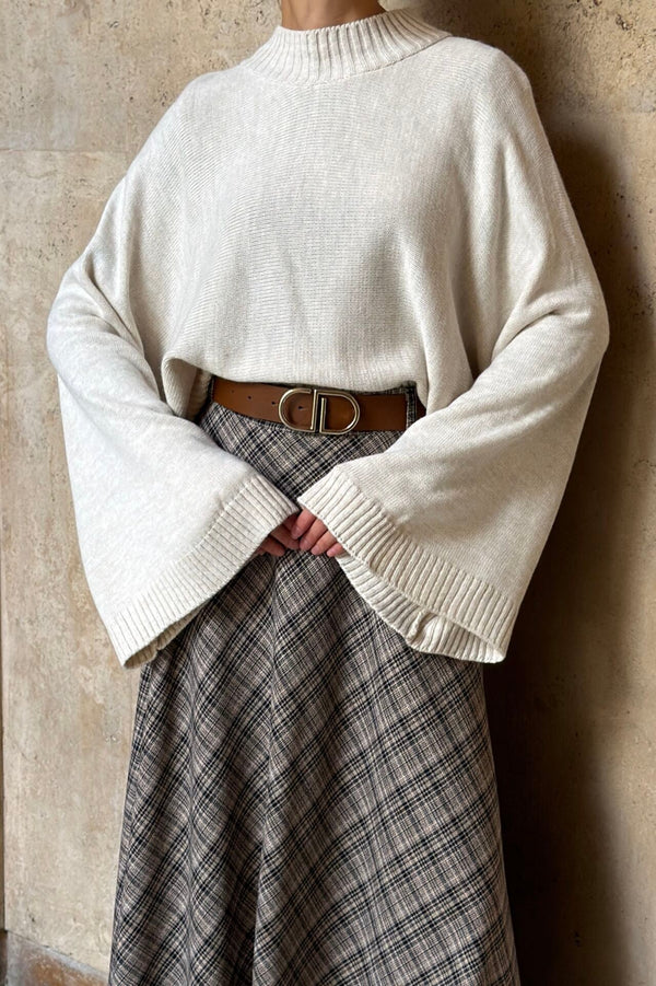 Plaid Maxi Skirt