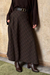 Plaid Maxi Skirt