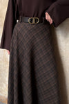 Plaid Maxi Skirt