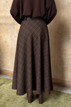 Plaid Maxi Skirt