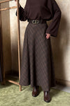 Plaid Maxi Skirt