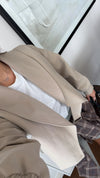 BELT DETAILED CROP JACKET