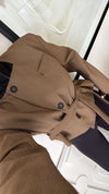 Belted Short Blazer Jacket