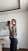 Belted Short Blazer Jacket