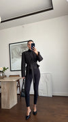Belted Short Blazer Jacket