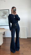 Dark Wash Flared Jeans