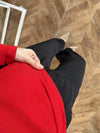 Boat Neck Long Sleeve Top