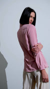 قميص مع ربطة - Sateen style