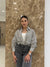 قميص مقلم - Sateen style