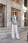 قميص موشح - Sateen style