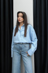 قميص Reynor بيسك ازرق فاتح - Sateen style