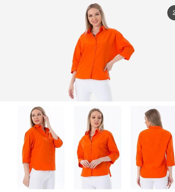 قميص ثُلثين - Sateen style
