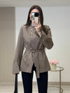TIE WAIST BLAZER