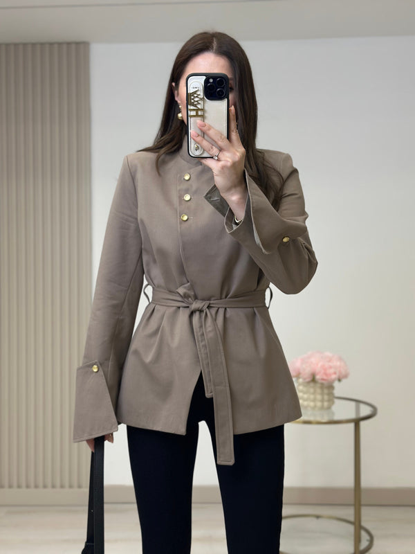 TIE WAIST BLAZER
