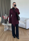 Belted Wool Cardigan