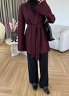Belted Wool Cardigan