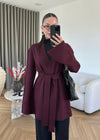 Belted Wool Cardigan