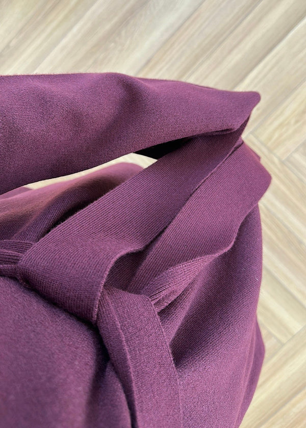 Belted Wool Cardigan