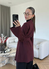 Belted Wool Cardigan