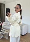 Belted Wool Cardigan