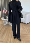 Belted Wool Cardigan