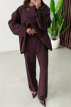 BELTED TAILORED SET