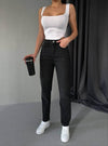 Mom Jeans - Sateen style