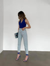 Mom Jeans - Sateen style