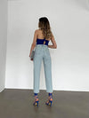 Mom Jeans - Sateen style