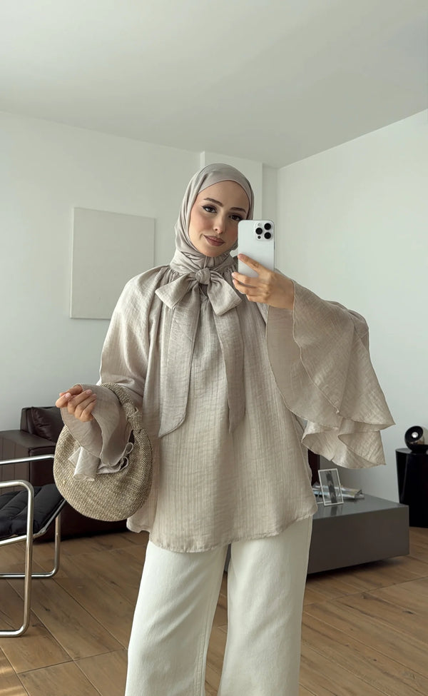 قميص باكمام فولان