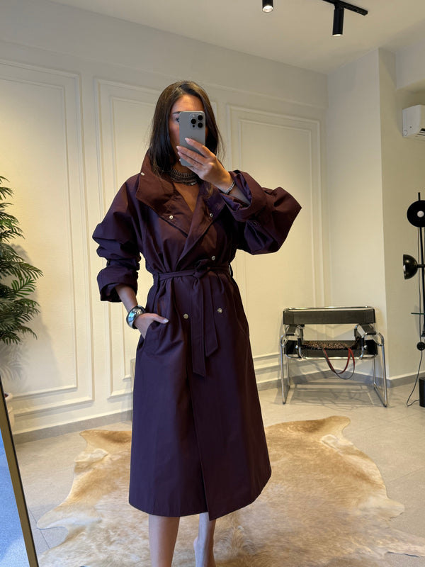 CLASSIC LONG TRENCHCOAT