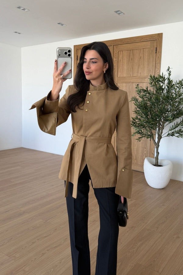 TIE WAIST BLAZER