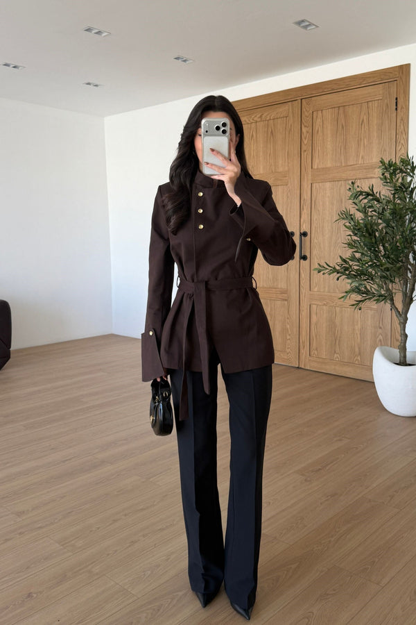 TIE WAIST BLAZER